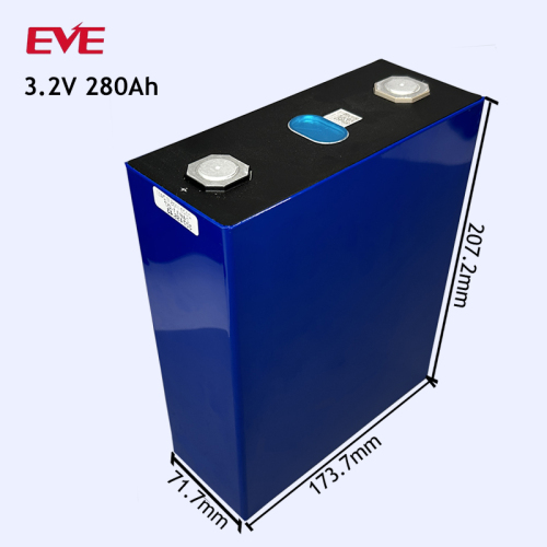3.2V EVE 50Ah LiFePO4 Battery Rechargeable Cells Solar Energy System for  Boats and RV Golf Cart