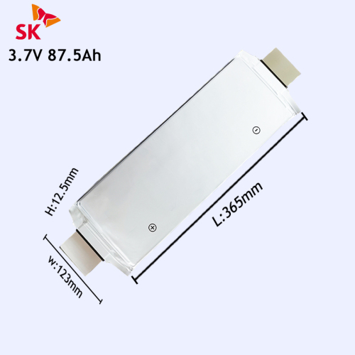 Brand New 3.7V 87.5Ah high energy density NMC Pouch cell Lithium Ion Battery for electric bicycle