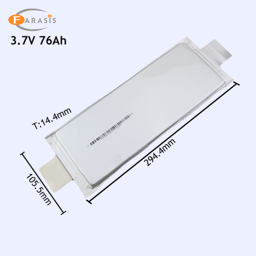 Hotsale farasis p76 3.7V 76Ah nmc pouch cell for ebike scooter motorcycle etc