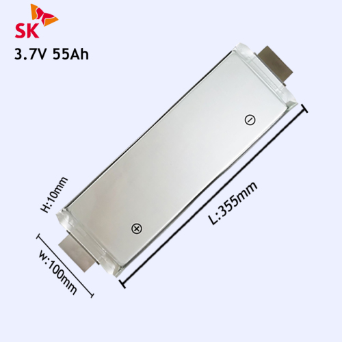 Hot sale SK 3.7V 55Ah rechargeable battery aa solar storage battery with factory price