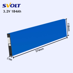 Hot sale Svolt blade cells 3.2V 184ah lifepo4 Prismatic blade battery for Electric Vehicle