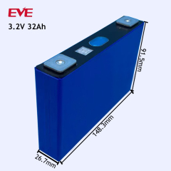 EVE Brand new 3.2v lithium prismatic lifepo4 32ah LF32 for electric scooter ebike EV solar LF32