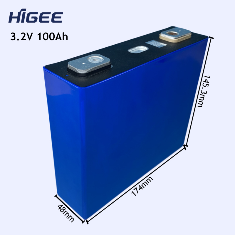 Brand New Higee Lifepo4 3 2v 100ah Prismatic Cell 100ah Lfp Battery For Ev Solar Lifepo4 Battery