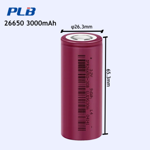 Hotsale 20C 3.2V 3000mAh 26650 battery rechargeable lifepo4 lithium ion battery IFR26650-30B
