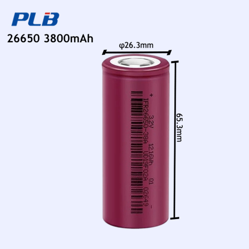 4000cycle 3.2V 3800mAh 26650 lifepo4 rechargeable li ion battery LFR26650-38A