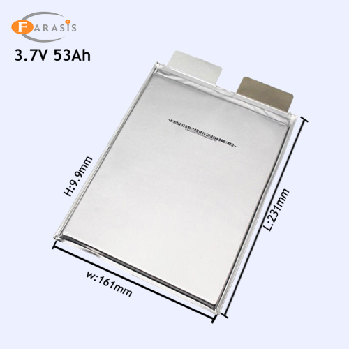 Grade A brand new 3.7V 53Ah nmc pouch rechargeable battery for forklift tricycle two wheeler motor etc