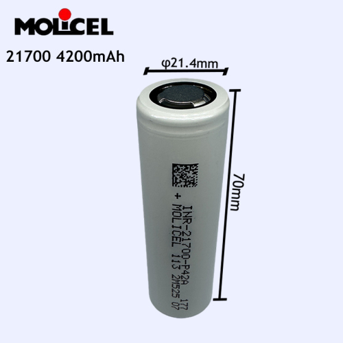 Molicel p42a 10C battery 3.7V 4200mAh 21700 battery cylindrical lithium ion batteries for drones INR-21700-P42A