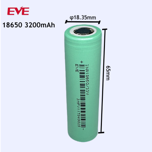 Grade A 18650 lithium battery 3.6V 3.7V 3200mAh Cylindrical 18650 battery with wholesale price INR18650/33V