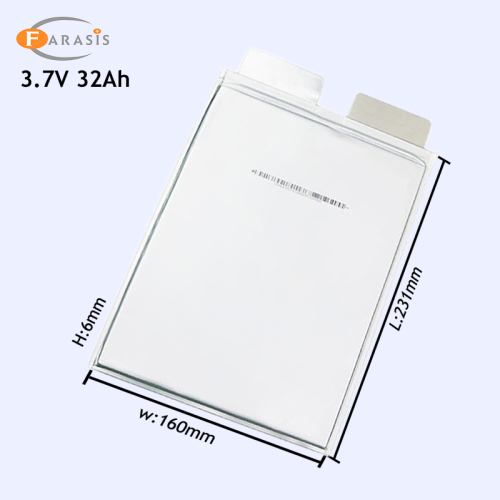Hot sale Farasis 32ah nmc pouch cell for electric bike battery Electric Vehicle solar energy system with wholesale price