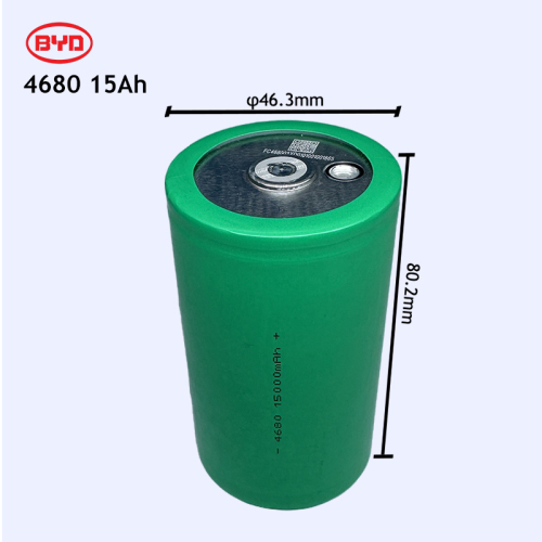 BYD brand new 4680 battery cell 3.2V 15Ah 15000mAh cylindrical lifepo4 battery lfp for EV FC4680P