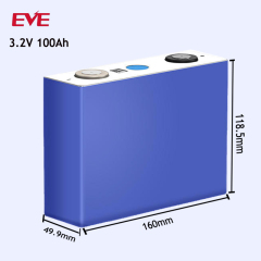 Hot Sale EVE 3.2V 100ah lifepo4 battery cell for assembling 12V 24V 48v 100ah lifepo4 battery pack