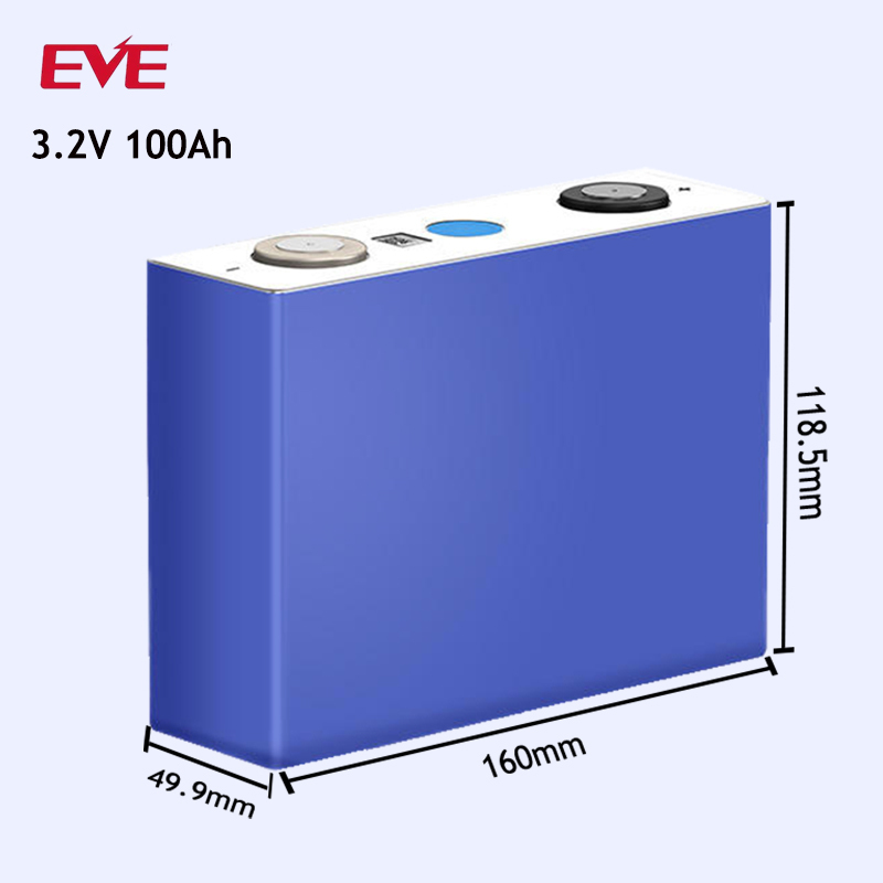 Hot Sale EVE 3.2V 100ah lifepo4 battery cell for assembling 12V 24V 48v 100ah lifepo4 battery pack