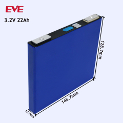 EVE brand new high rate prismatic 3.2v 22ah lifepo4 cell batteries for electric bike EV electric vehicle