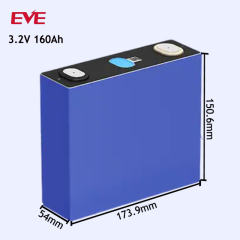 EVE brand new lifepo4 3.2v 160ah prismatic lithium iron phosphate battery lfp LF160 for EV