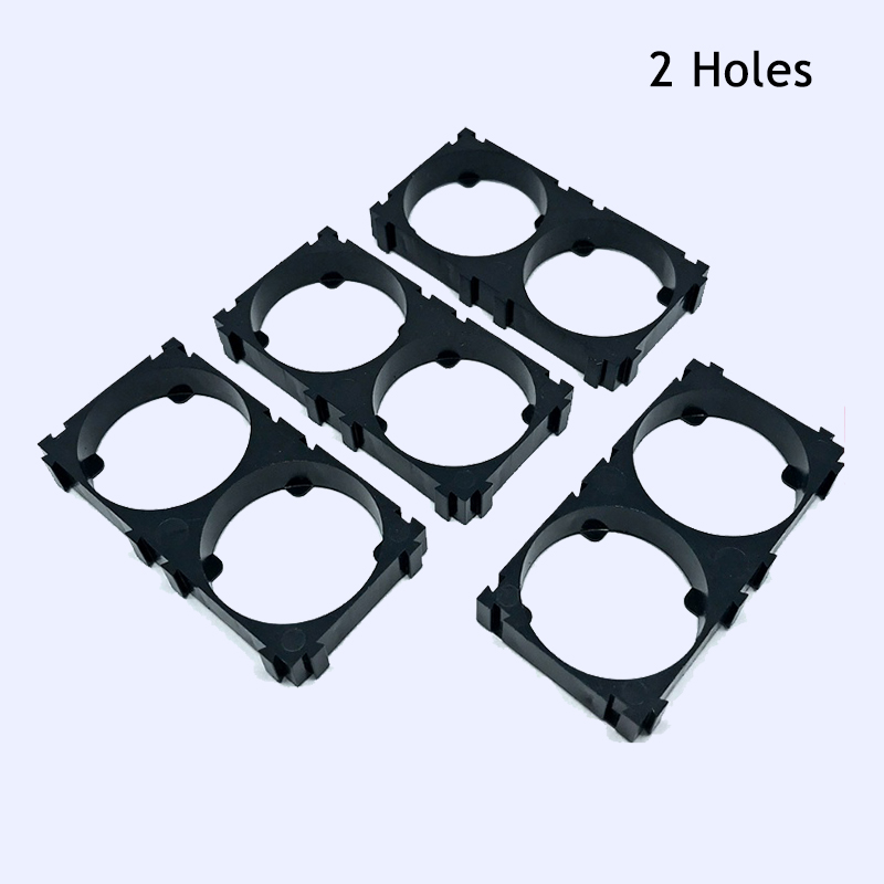 Battery holder for 26650 33140 18650 21700 cells with joinable plastic spacer