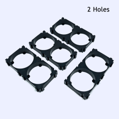 Battery holder for 26650 33140 18650 21700 cells with joinable plastic spacer