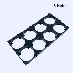Battery holder for 26650 33140 18650 21700 cells with joinable plastic spacer