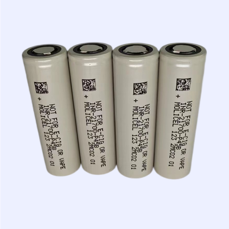 Brand new Molicel 21700 3.7V 4500mAh cylindrical rechargeable batteries INR-21700-P45B