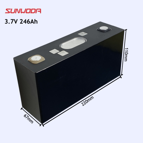Sunwoda brand new 3.7V 246Ah ncm cell prismatic li-ion lithium battery for solar power system ev motorcycle etc