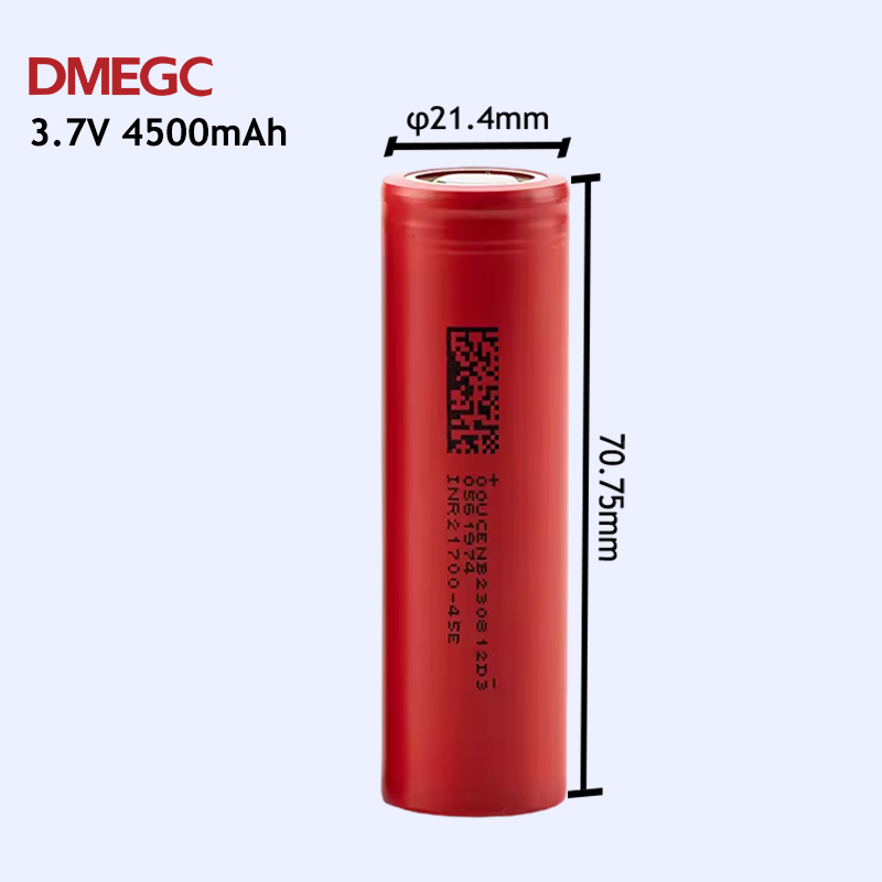 DMEGC Grade A brand new baterias 21700 3.7V 4500mAh 4.5Ah 21700 battery cells INR21700-45E