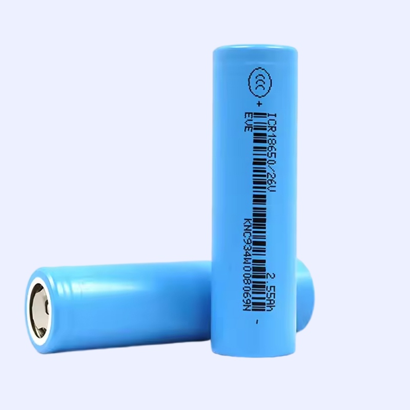 Hotsale EVE good icr18650 li ion lithium 18650 battery 3.7V 2550mAh ICR18650/26V