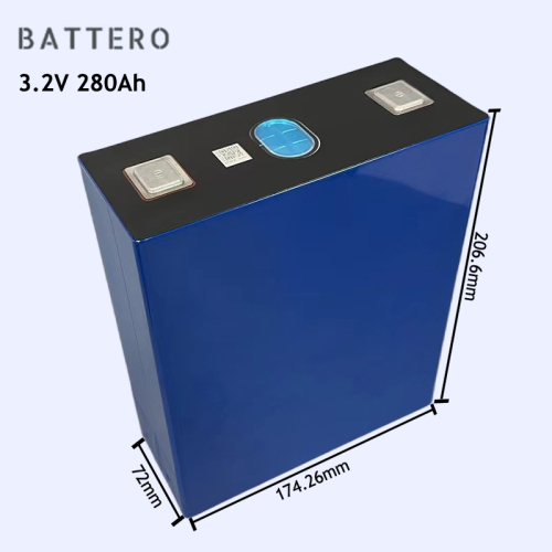 Grade A Battero 3.2V 280ah lifepo4 battery prismatic cell 280ah solar storage energy battery
