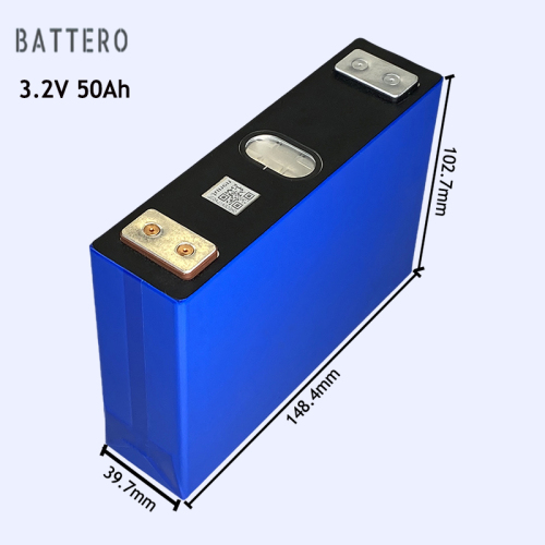 Hotsale Batterotech 3.2v 50ah lifepo4 battery cell prismatic lfp lithium iron phosphate battery for EV