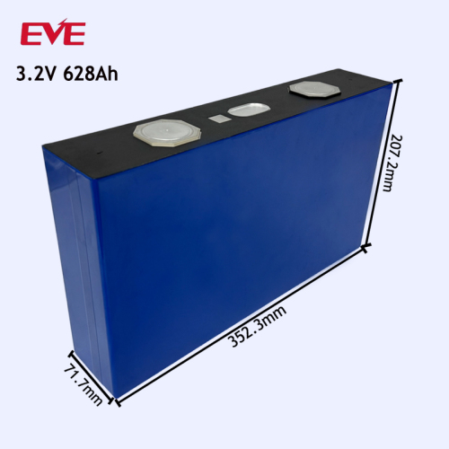 Grade A New EVE MB56 3.2V 628Ah LiFePO4 Battery Cell for Energy Storage System with 8000+ Cycles
