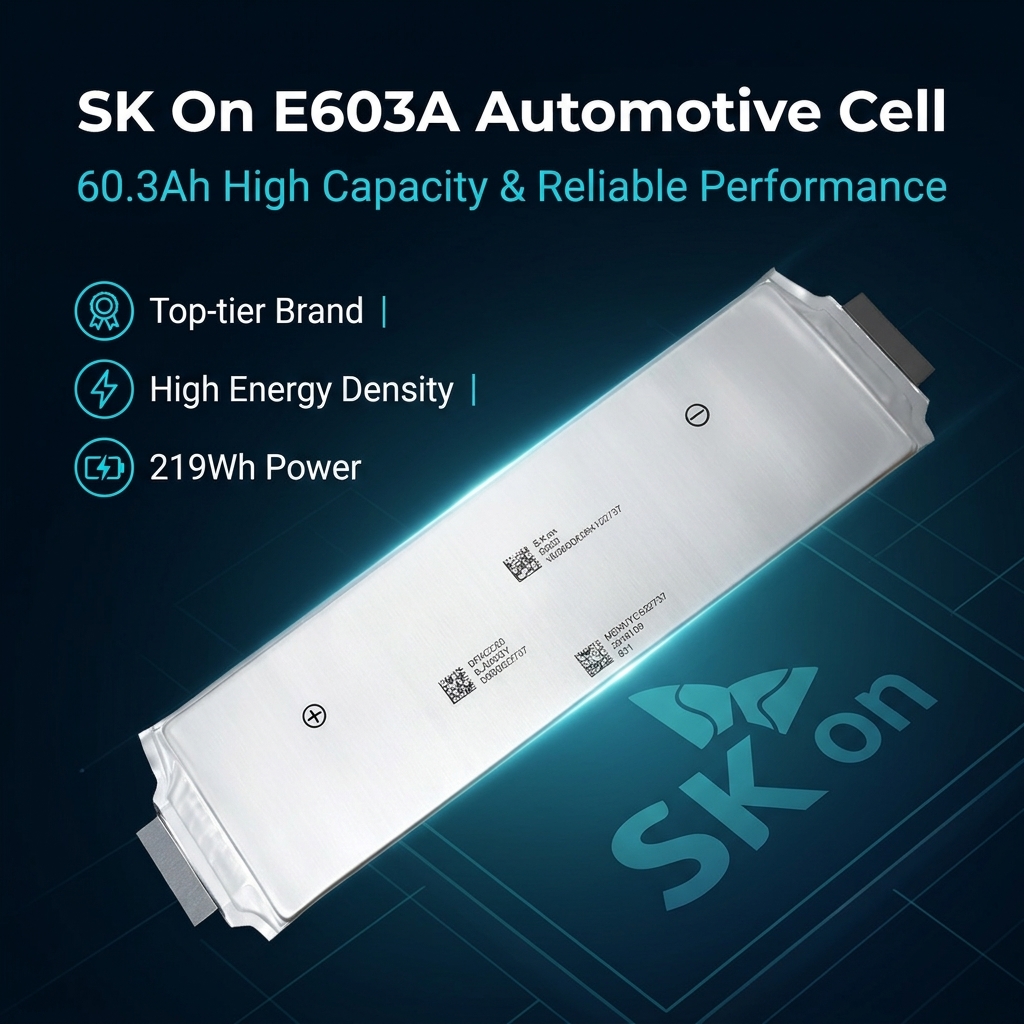SK E603A 60.3Ah NCM Pouch Battery | Original SK Innovation Cell