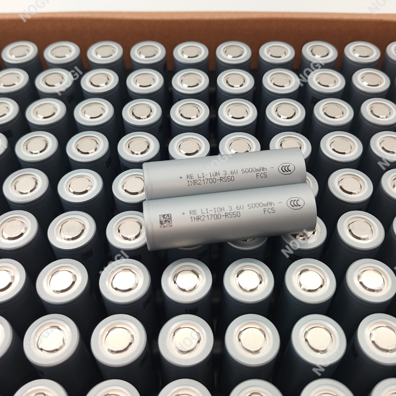 Reliance INR21700-RS50 5000mAh 3.7V 70A Continuous Discharge Current High Drain Cylindrical Li-ion Battery Cell