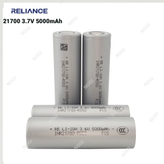 Reliance INR21700-RS50 5000mAh 3.7V 70A Continuous Discharge Current High Drain Cylindrical Li-ion Battery Cell