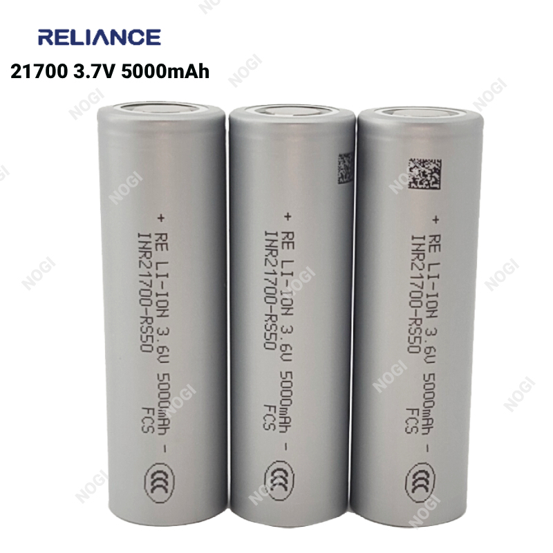Reliance INR21700-RS50 5000mAh 3.7V 70A Continuous Discharge Current High Drain Cylindrical Li-ion Battery Cell