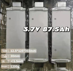 Brand New 3.7V 87.5Ah high energy density NMC Pouch cell Lithium Ion Battery for electric Vehicles