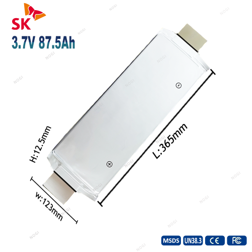 Brand New 3.7V 87.5Ah high energy density NMC Pouch cell Lithium Ion Battery for electric bicycle