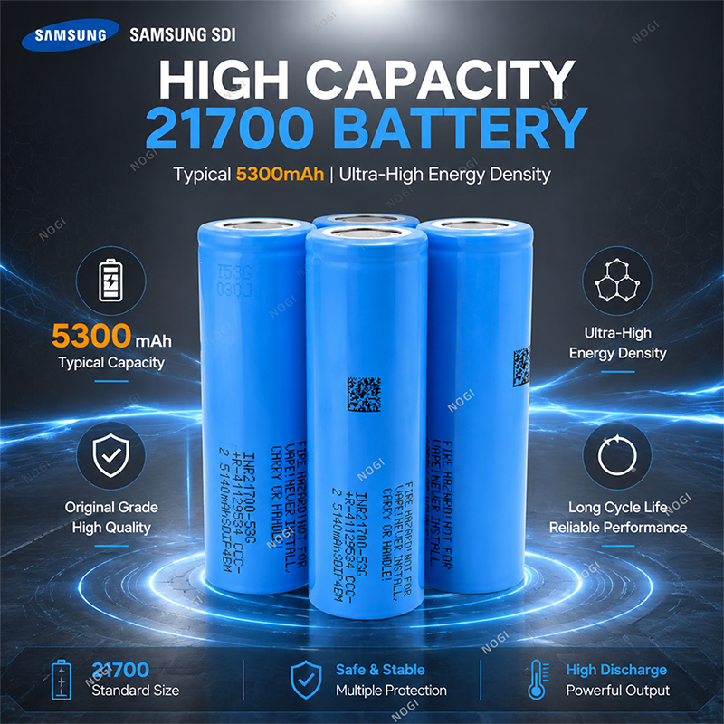 Original Samsung SDI INR21700-53G1 3.7V 5300mAh 3.7V 21700 Li-ion Cel
