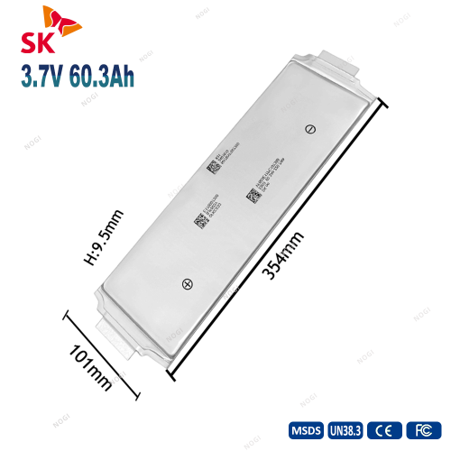 SK E603A 60.3Ah NCM Pouch Battery Original SK Innovation Cell