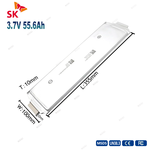 Hotsale SK 55.6ah 55Ah NMC Pouch cell 3.7V pouch cell sk rechargeable batteries for Scooter Bike Solar Energy Storage