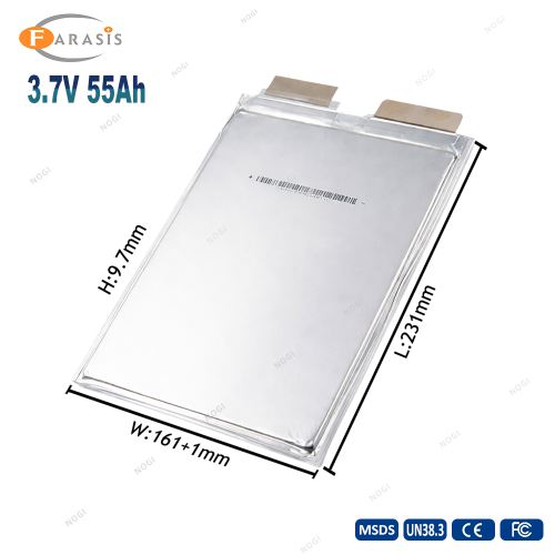 Farasis pouch cell battery S55C 3.7V 55ah semi-solid state battery