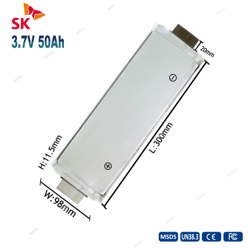 SK new 3.7V 50ah NMC pouch cell Lithium Ion Ebike E-vehicle E-bike Deep Cycle Golf Cart Car E Bike Electric Bicycle Battery