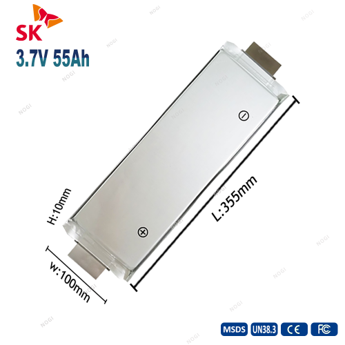 Hot sale SK 3.7V 55Ah rechargeable battery aa solar storage battery with factory price