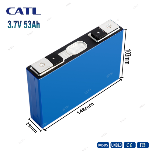 CATL brand new 3.7V 53Ah nmc cell lithium storage batteries for solar system EV RV