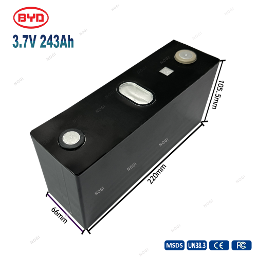 BYD battery 3.7V 243Ah ncm battery prismatic cells for golf cart lawn mower forklift etc