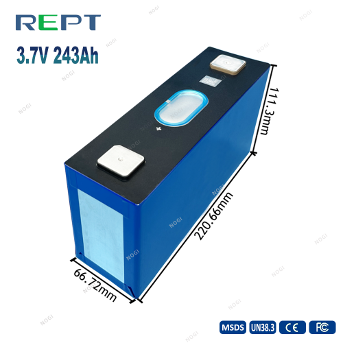 REPT Grade A new 3.7V 243ah nmc battery large capacity lithium ncm battery for solar EV