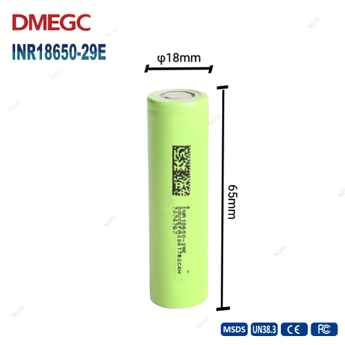 DMEGC INR18650-29E 3.65V 2900mAh Long Cycle 18650 Cylindrical Lithium Ion Battery Cell