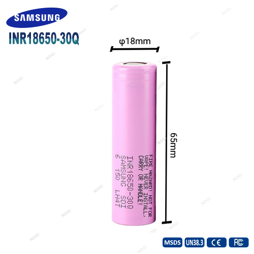 Samsung INR18650-30Q 3000mAh 3.7V 18650 Lithium Ion Battery Cell