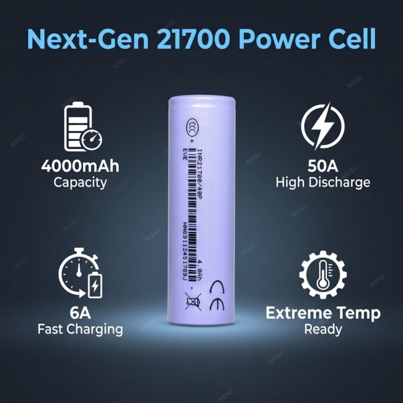 EVE Brand new 21700 40P 3.7V li ion battery 3.6V 4000mah 4Ah 21700 battery cell INR21700-40P for electrical tools