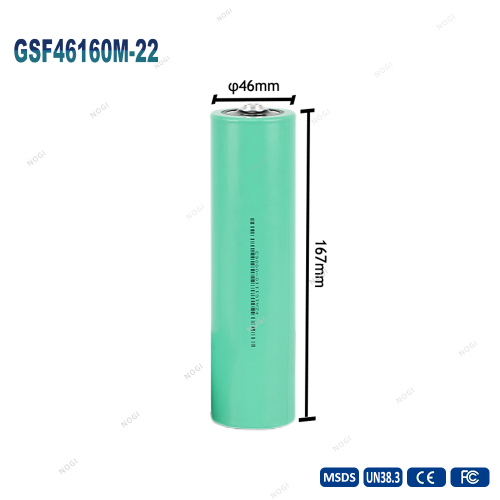 Hotsale Godsend 3.2v 22ah lifepo4 power cell 46160 lfp cylindrical lifepo4 cell with whosale price GSF46160M-22
