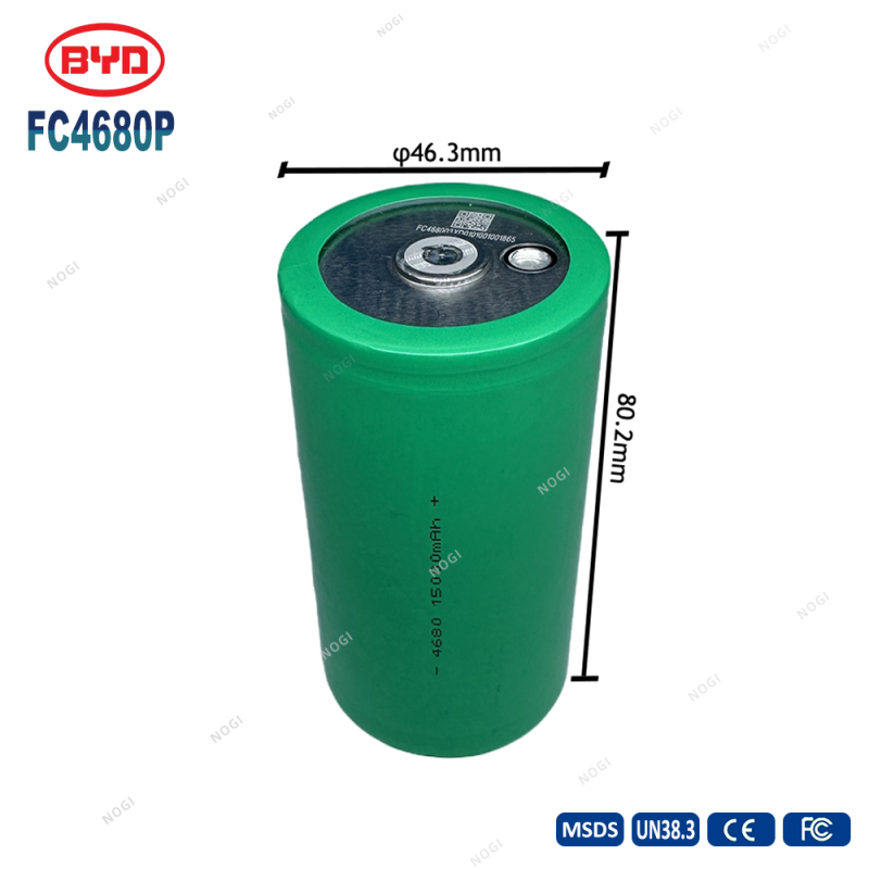 BYD brand new 4680 battery cell 3.2V 15Ah 15000mAh cylindrical lifepo4 battery lfp for EV FC4680P