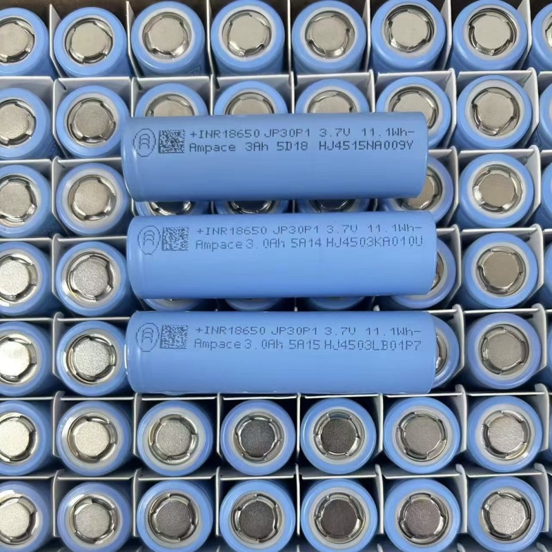 Ampace JP30P1 3000mAh 12C High Discharge 18650 Lithium Battery Cell for Power Tools