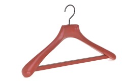 Inspring luxury wooden leather hanger for suit
